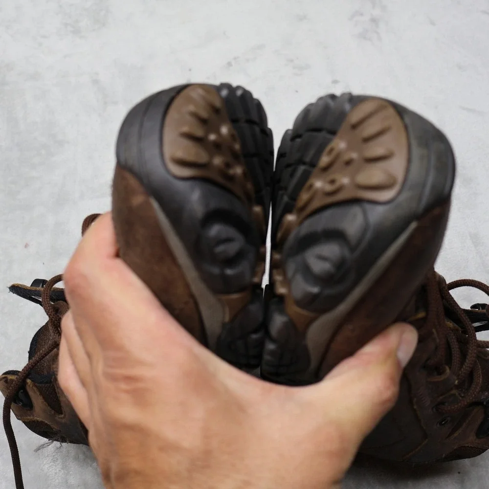 Merrell Boots Mens 10 Brown Leather M Select DRY Vibram Hiking Moab Adventure